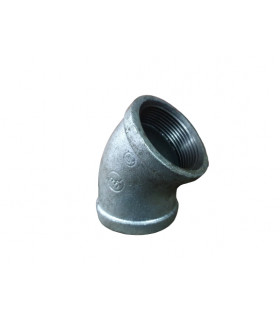 Codo 45º Fierro Galvanizado NPT 150 LB